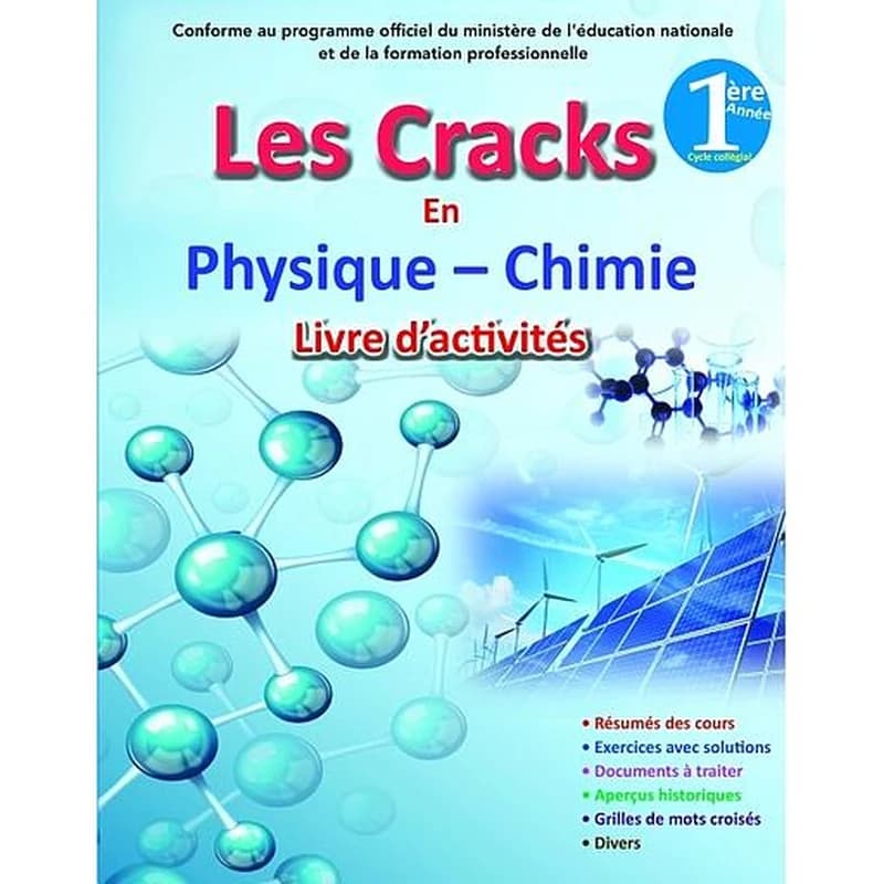 LES CRACKS EN PHYSIQUE CHIMIE 1ER BAC