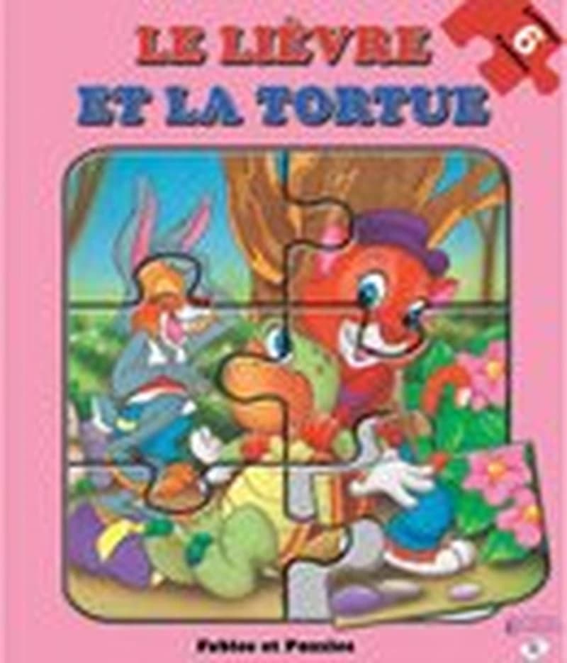 Le lièvre et la tortue. Fables et puzzles
