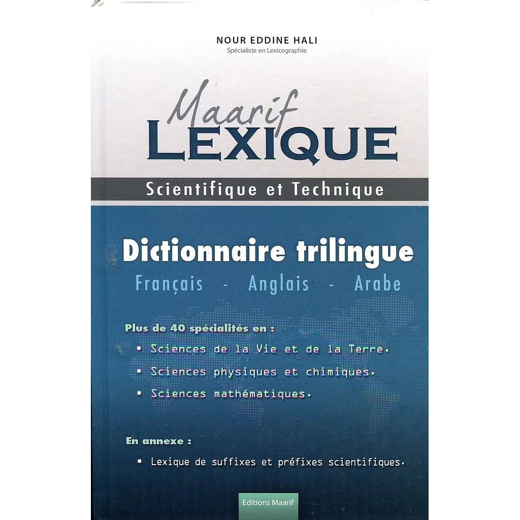 LEXIQUE SCIENTIFIQUE ET TECHNIQUE