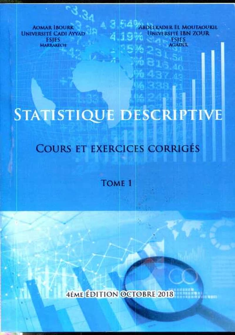 Statistique descriptive examens & QCM corrigés Tome I