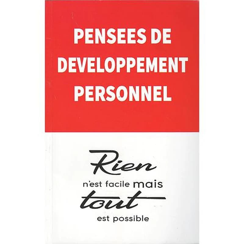 Pensées de développement personnel