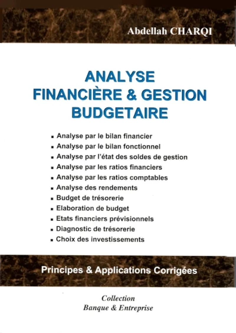 ANALYSE FINANCIERE & GESTION BUDGETAIRE