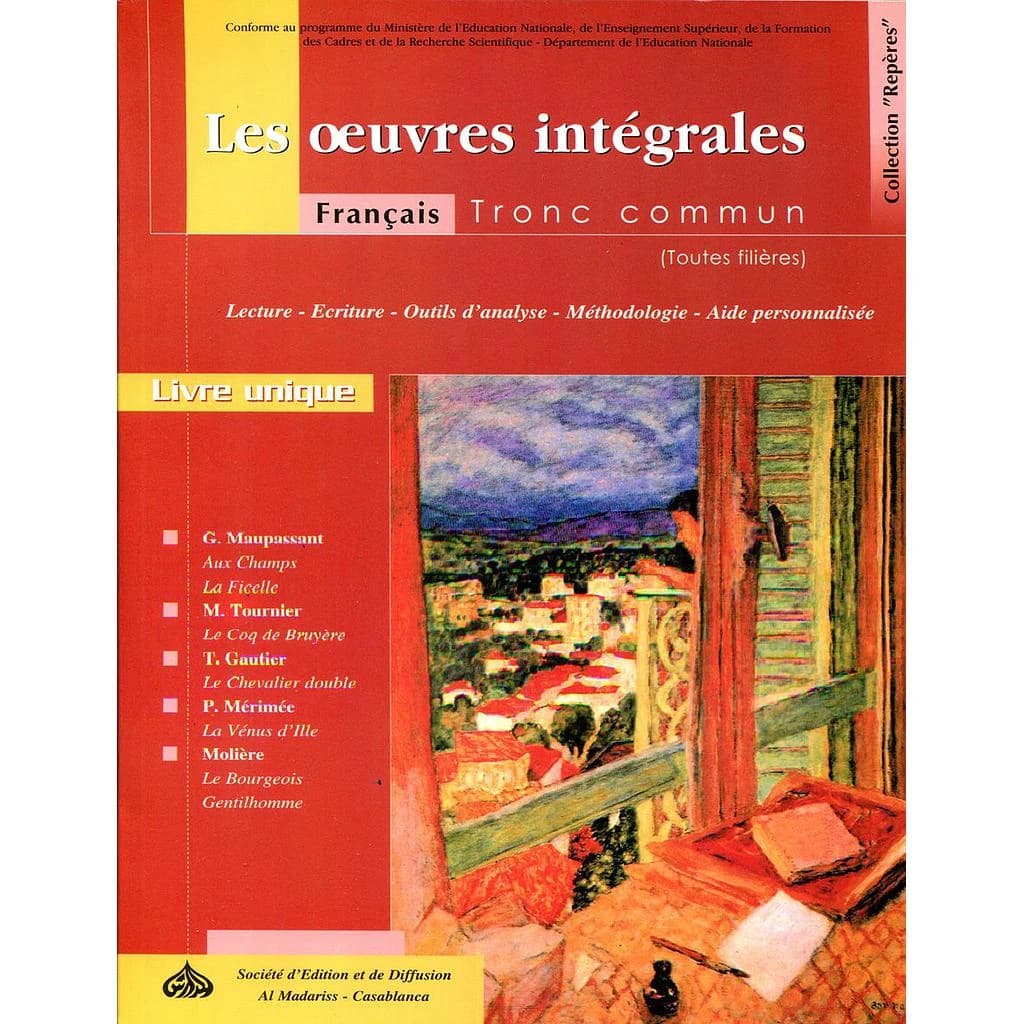 LES OEUVRES INTEGRALES Tronc Commun