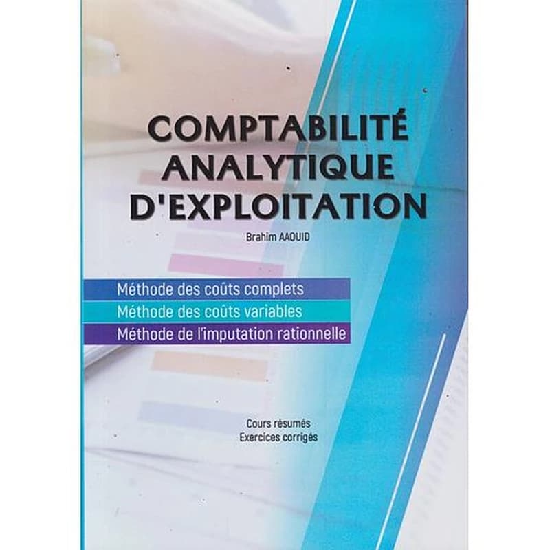 COMPTABILITE ANALYTIQUE D'EXPLOITATION