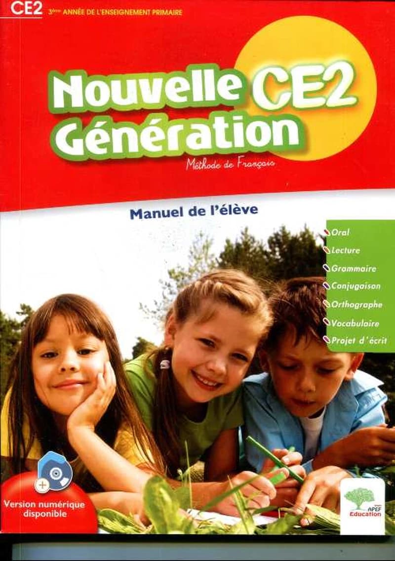 NOUVELLE GENERATION CE2 MANUEL