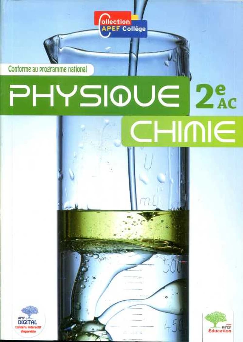 PHYSIQUE CHIMIE 2 AC APEF