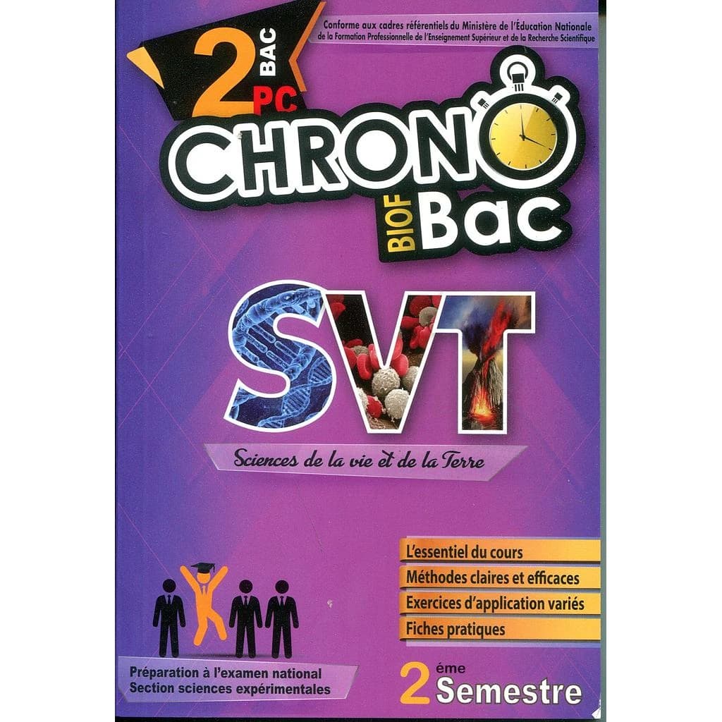Chrono bac SVT 2 semèstre 2Bac science physique