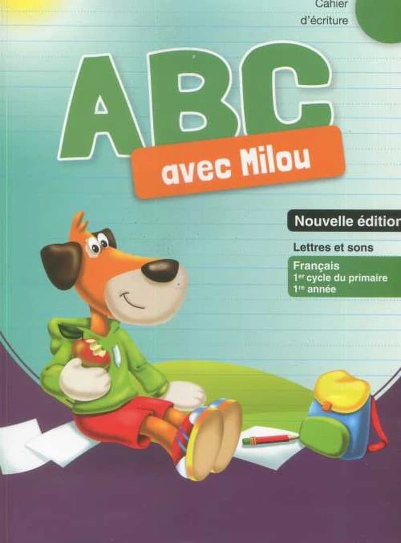 ABC avec Milou CP cahier d'écriture
