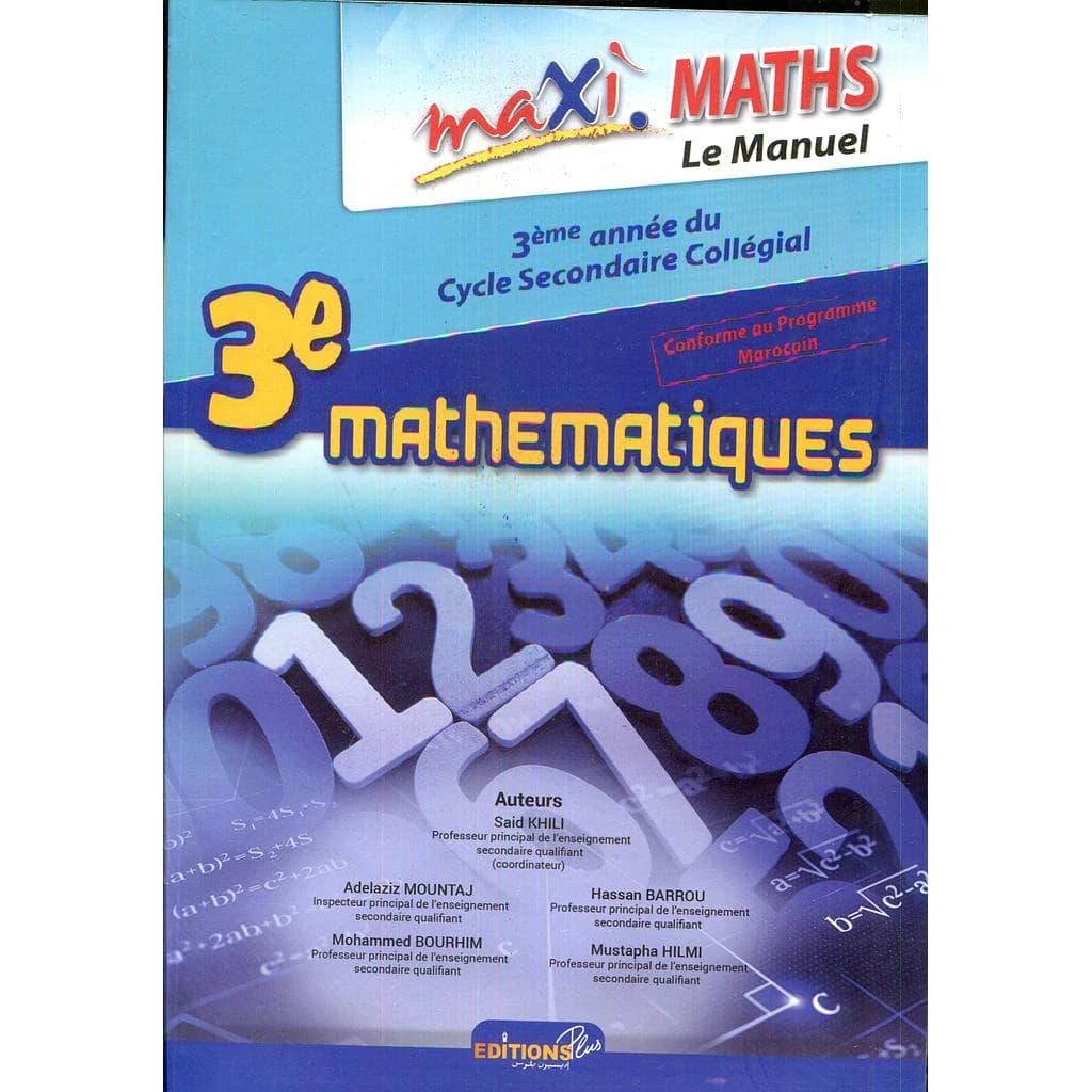 MAXI MATHS 3AC MANUEL