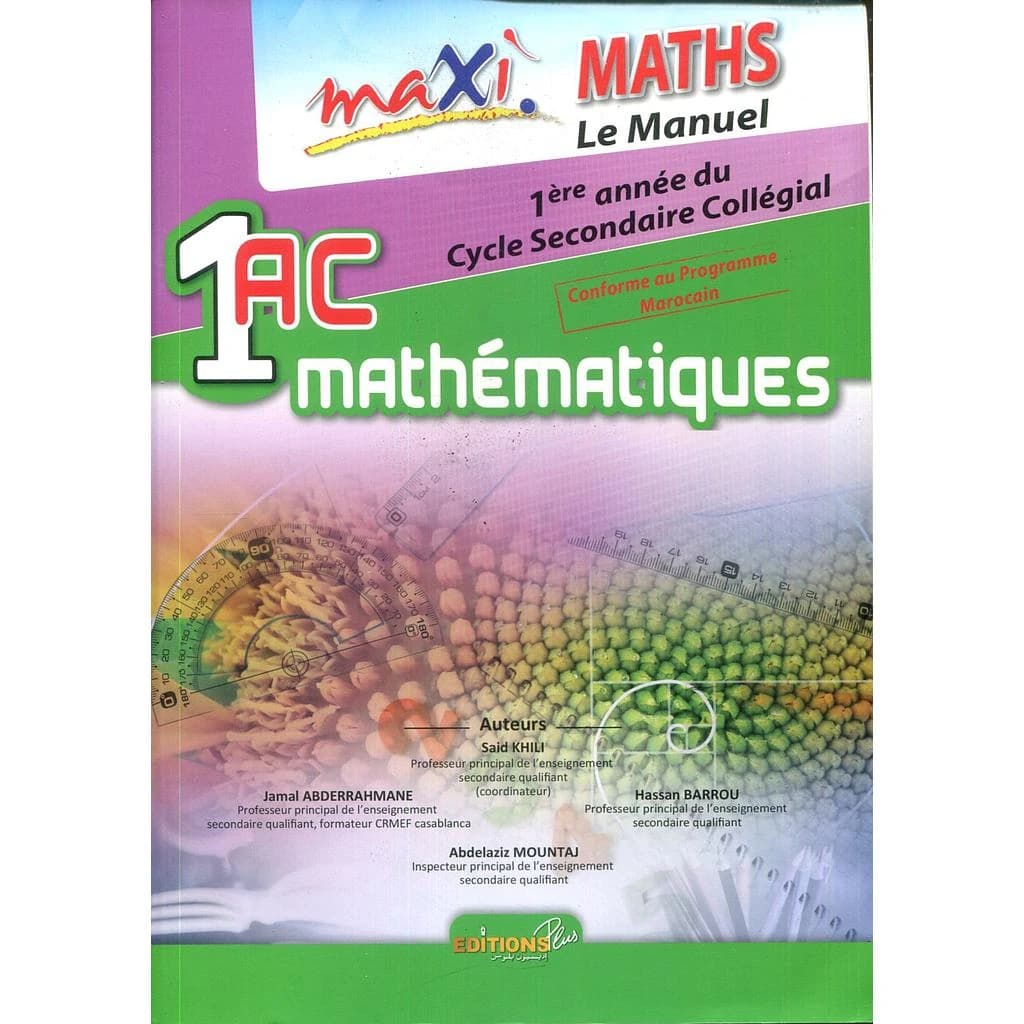 MAXI MATHS 1AC - LE MANUEL