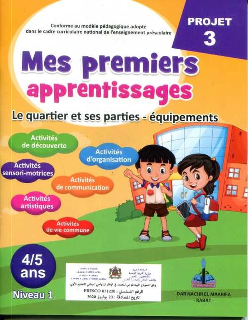 Projet 3 Mes premiers apprentissages Le quartier et ses parties équipements 4