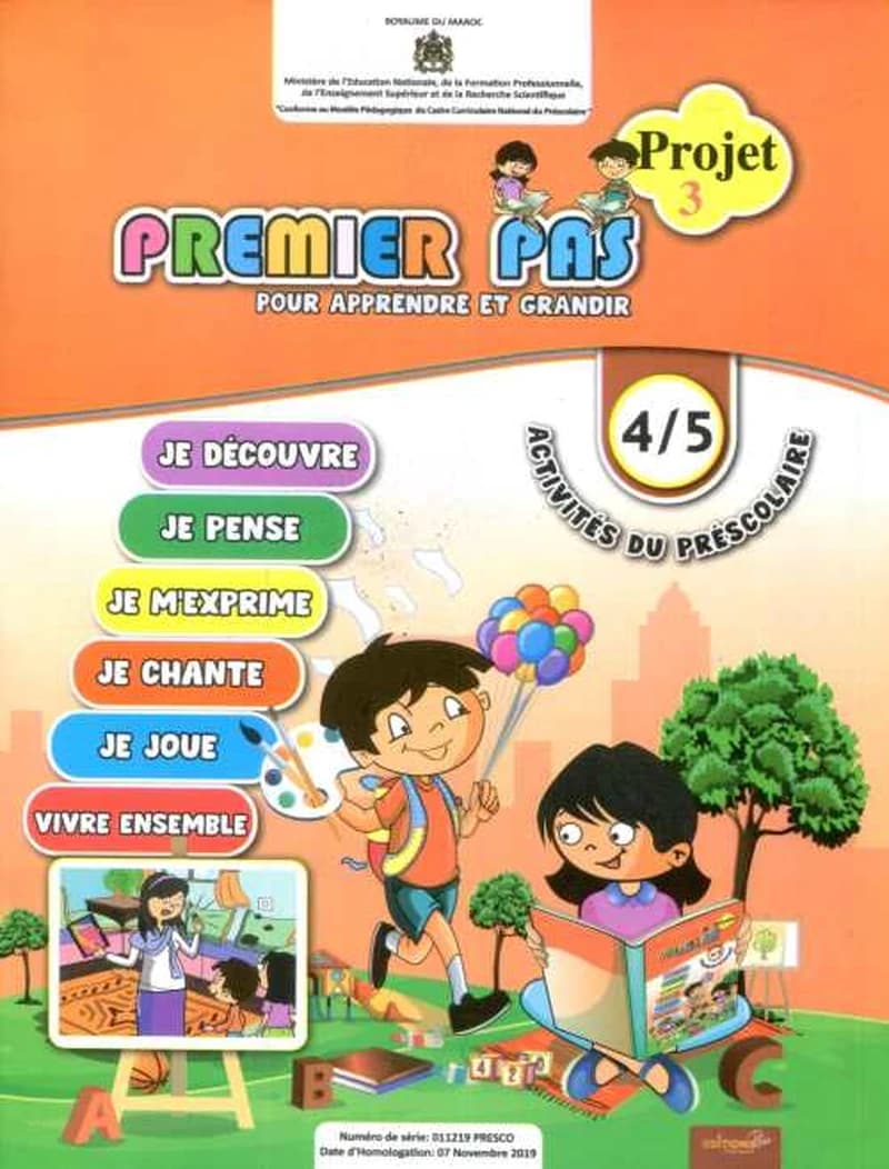 Premier pas pour apprendre et grandir MS 4
