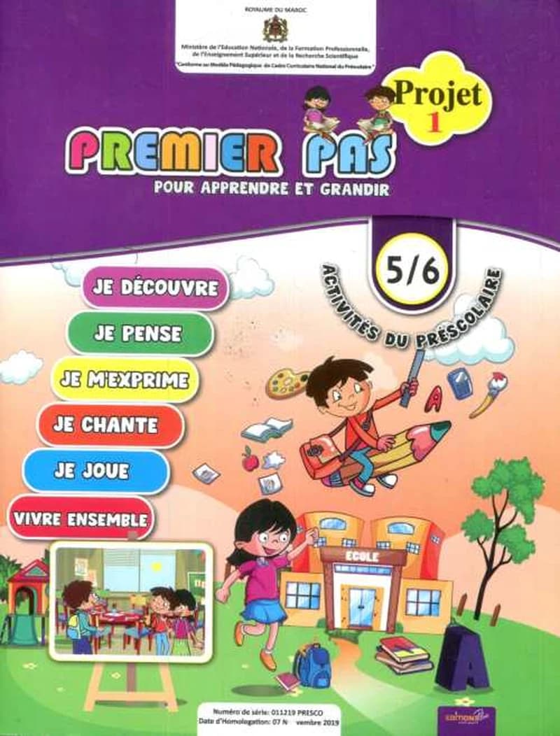 Premier pas pour apprendre et grandir GS 5