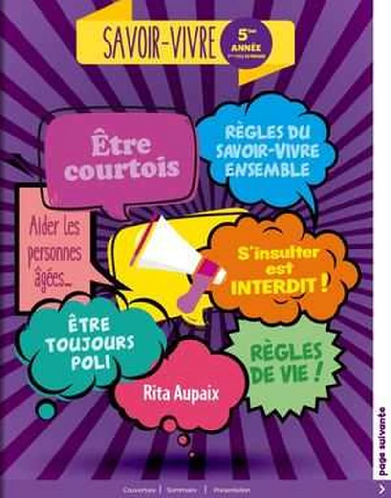LES BONNES MANIERES SAVOIR-VIVRE 5EME