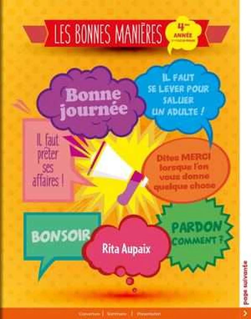 LES BONNES MANIERES 4EME