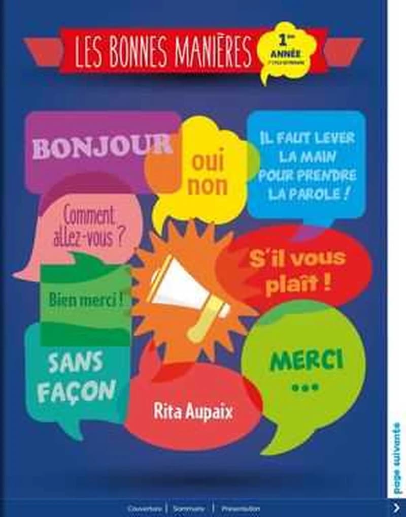 LES BONNES MANIERES 1ER