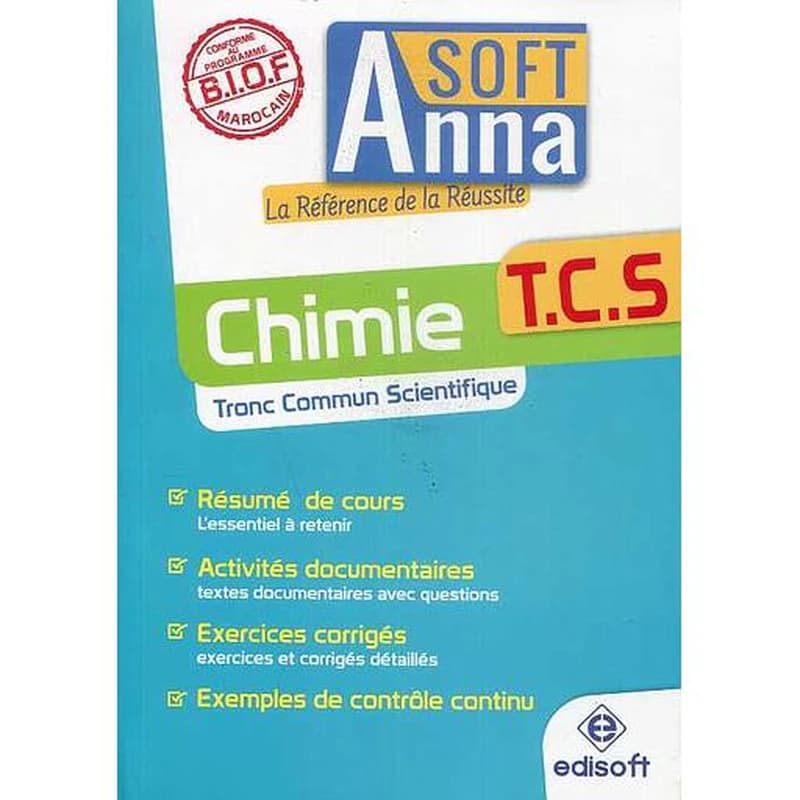 ANNA SOFT CHIMIE T.C.S