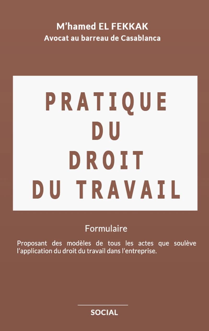 PRATIQUE DU DROIT DU TRAVAIL