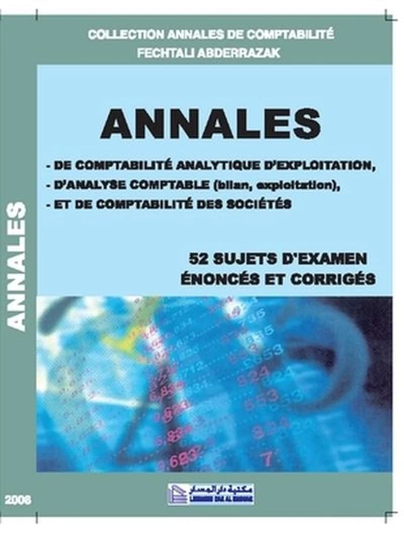 COMPTABILITE GENERALE : ANNALES