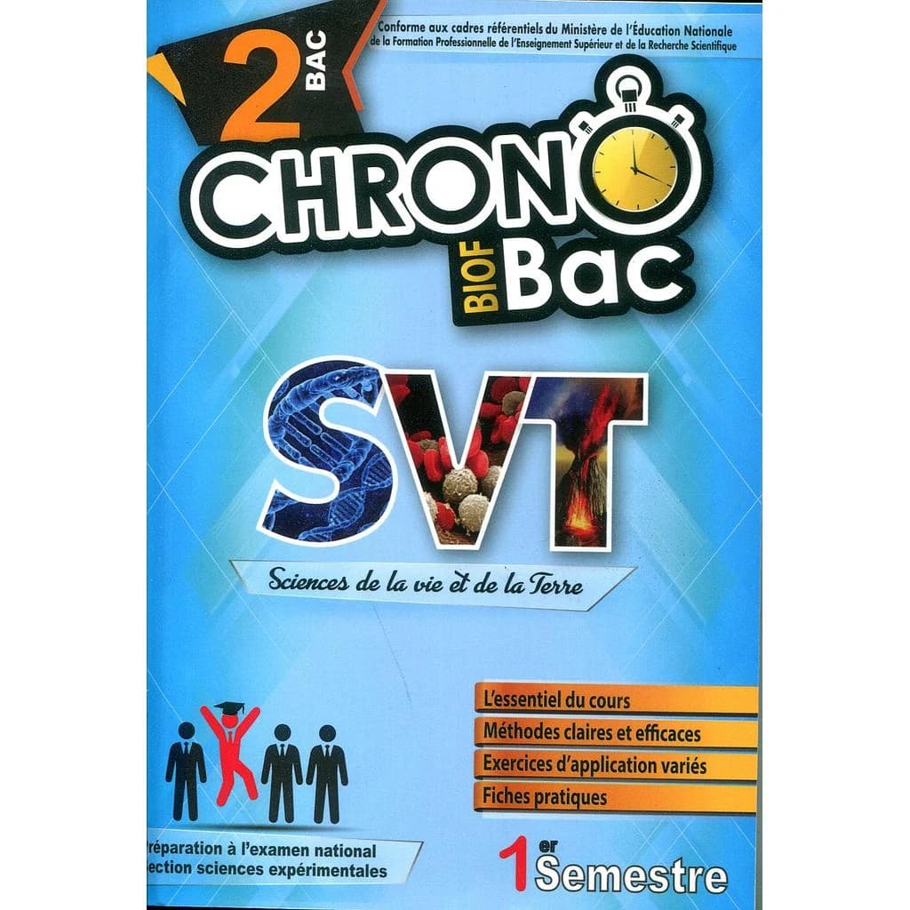 CHRONO BAC BIOF SVT 2E BAC SEMESTRE 1