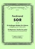 25 anfanger-etuden