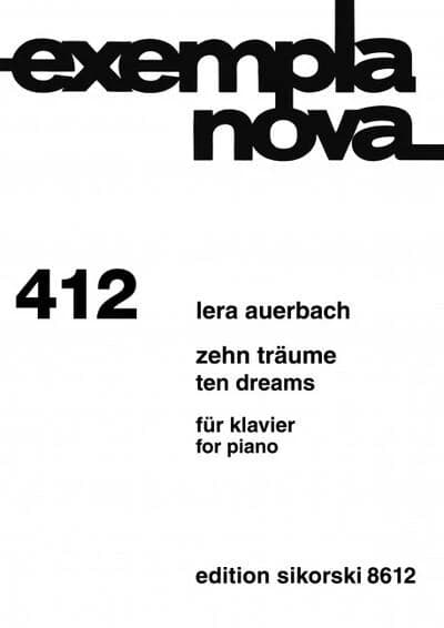 Exempla nova 412. ten dreams for piano