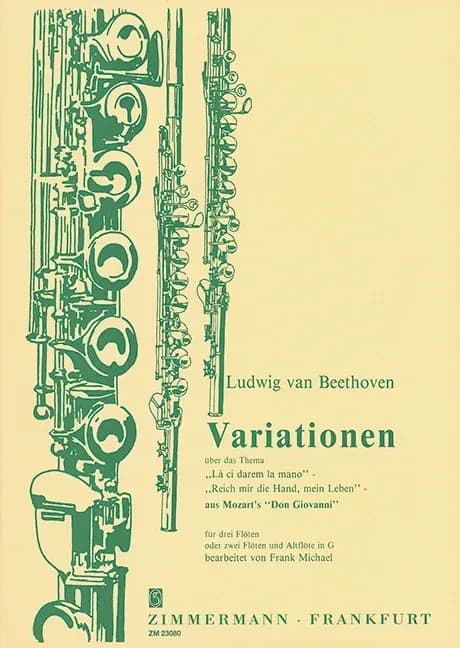 Variations sur le theme reich mir die hand, mein leben extrait de don giovanni de mozart
