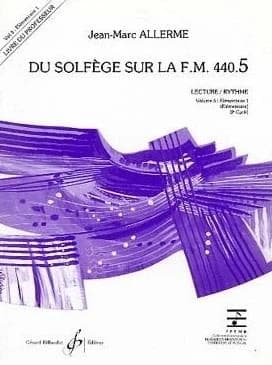 Du solfège sur la F.M. 440 Tome 5 : préparatoire 2 ; lecture, rythme ; livre du professeur