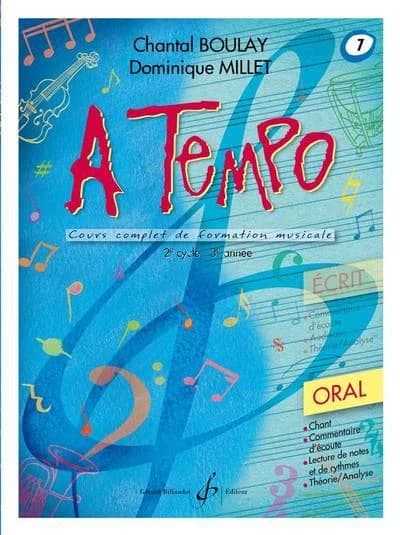 A tempo Tome 7 : cycle 2 ; 3e année ; partie orale