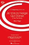 Je vois la neige qui danse chant