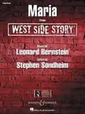 Maria sheet (west side story) piano, voix, guitare