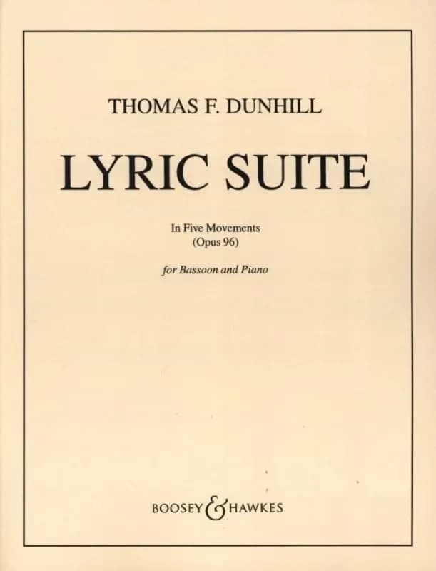 Lyric suite op. 96 basson