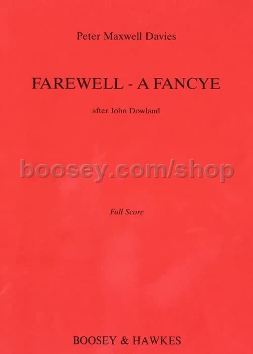 Farewell-a fancye [dowland] clarinette