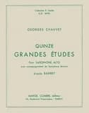 Grandes etudes (15) --- saxophone