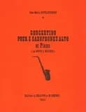 Concertino la boite a  musique --- 2 saxophones altos et piano