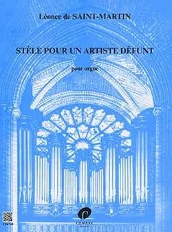 Stele pour un artiste defunt --- 4 voix mixtes, 2 orgues et cuivres ad libitum