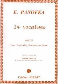 Panofka vocalises Tome 2 ; op 81b 24