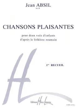 Chansons plaisantes vol.1 op.88 --- choeur d'enfants (2 voix) et piano