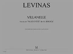 Villanelle extr. de nuits d'ete de h. berlioz --- soprano ou tenor et petit orchestre