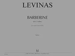 Barberine de guillaume lekeu --- soprano et petit orchestre