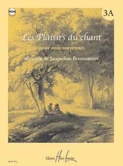 Les plaisirs du chant vol.3a + cd --- voix moyenne et piano