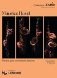 Pavane pour une infante defunte pour quatuor de saxophones --- conducteur et parties separees