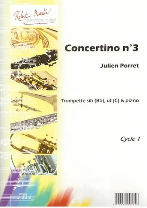 Concertino n3 --- trompette sib ou ut et piano