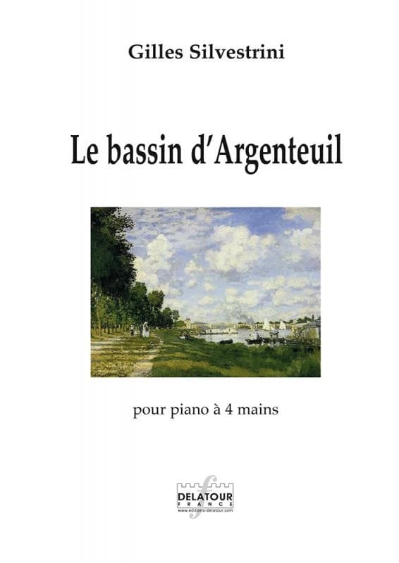 Le bassin d'Argenteuil pour piano à  4 mains