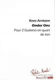 Onder ons pour 2 guitares micro-tonale