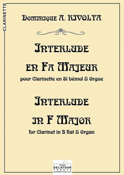Interlude en fa majeur pour orgue et clarinette