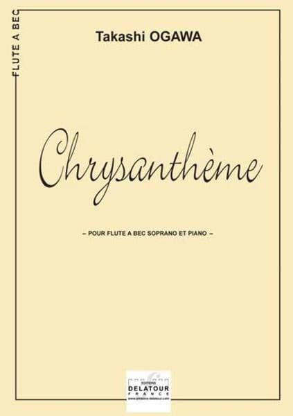 Chrysanthème pour flûte à  bec et piano