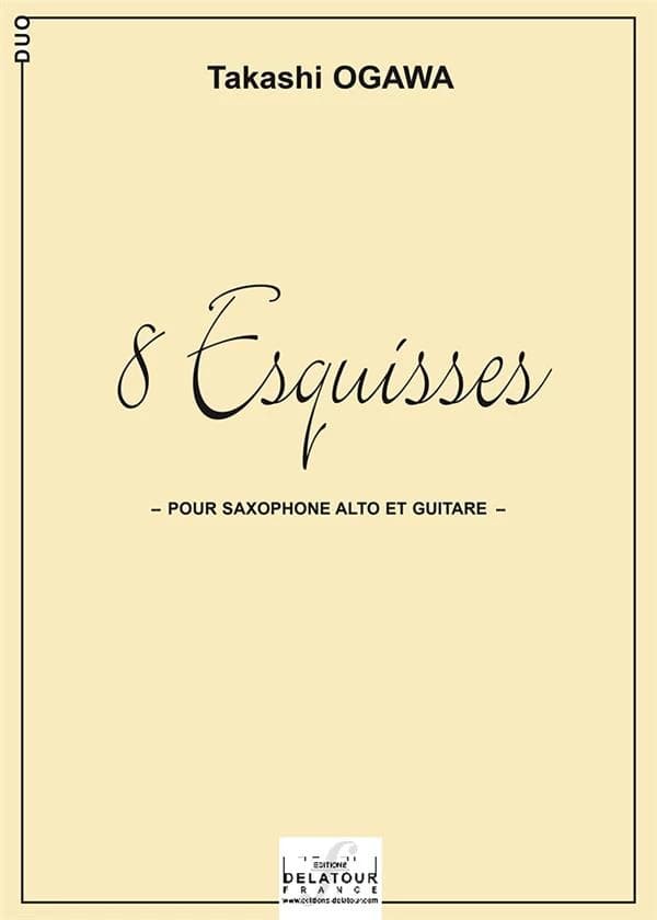 8 esquisses pour saxophone alto et guitare