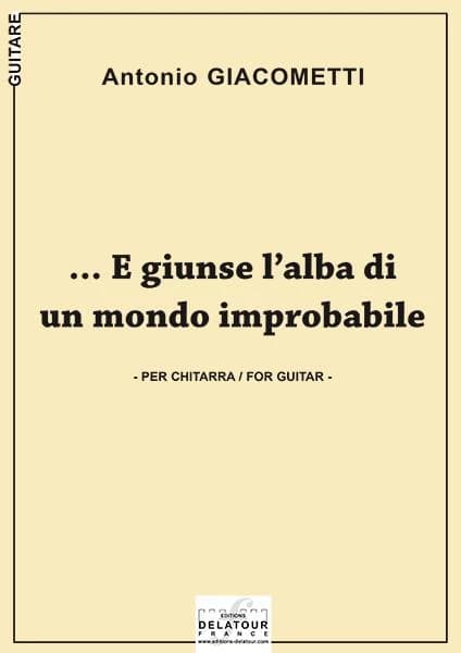 E giunse l'alba di un mondo improbabile pour guitare