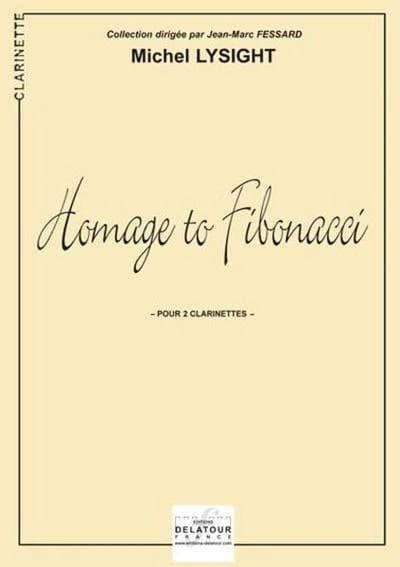 Homage to Fibonacci pour 2 clarinettes